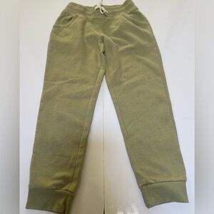 Cat & Jack Olive Girls' Fleece Jogger Pants - Size S 6/7